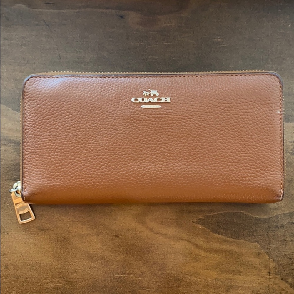 Coach Accordion Zip Wallet